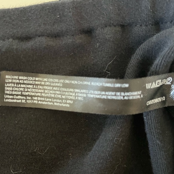 Free People My Little Micro Mini Cotton-Linen Skort black XS NWT - Picture 8 of 9